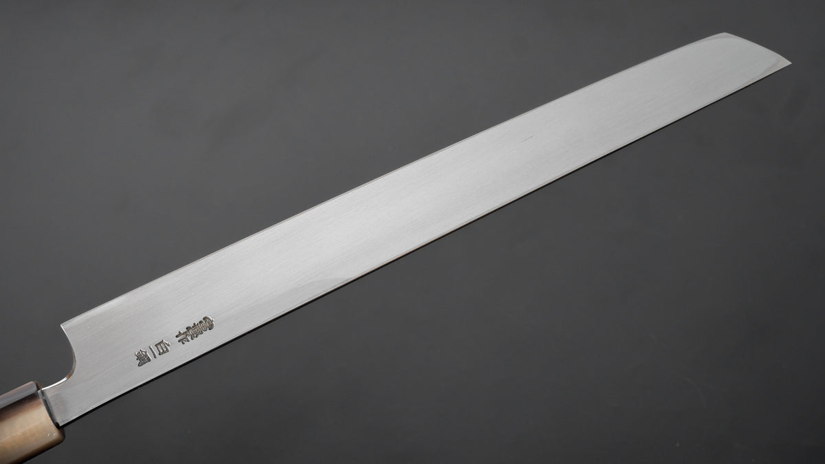 Hitohira Togashi White #1 Yanagi Sakimaru 300mm Ebony Handle (Saya) - HITOHIRA
