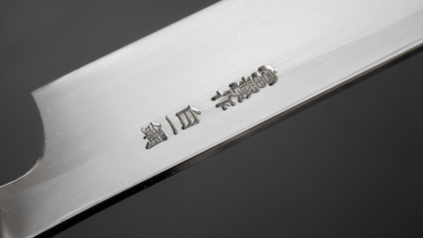 Hitohira Togashi White #1 Yanagi Sakimaru 300mm Ebony Handle (Saya) - HITOHIRA