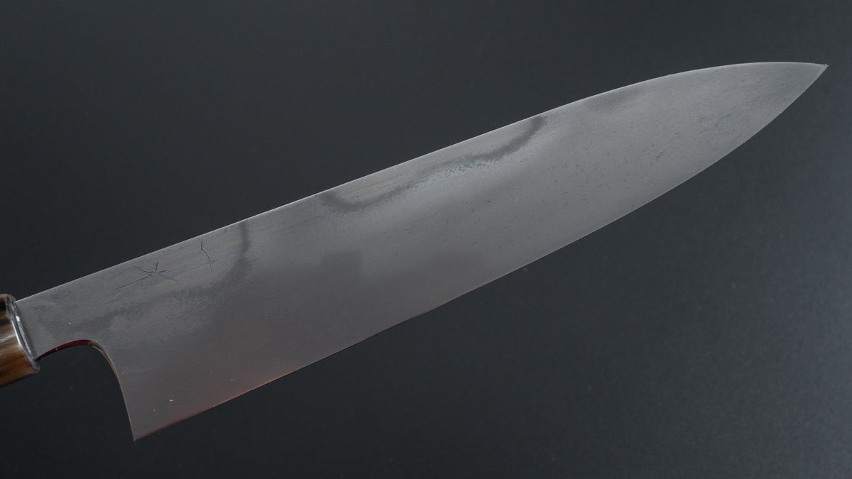 Hitohira Togashi Yohei Blue #1 Mizu Honyaki Gyuto 240mm Taihei Ebony Handle (#056/ Discounted/ Saya) - HITOHIRA
