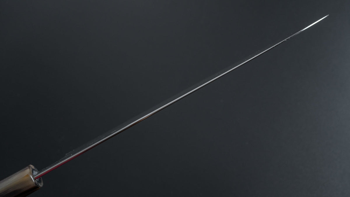 Hitohira Togashi Yohei Blue #1 Mizu Honyaki Gyuto 240mm Taihei Ebony Handle (#056/ Discounted/ Saya) - HITOHIRA