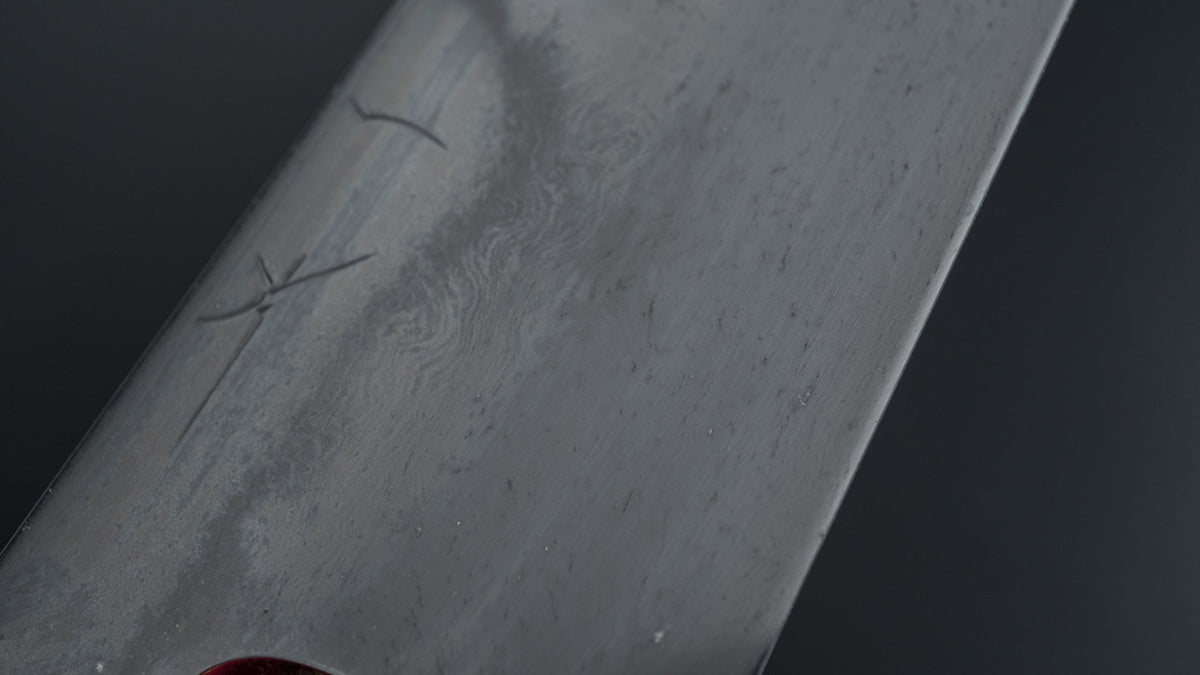 Hitohira Togashi Yohei Blue #1 Mizu Honyaki Gyuto 240mm Taihei Ebony Handle (#056/ Discounted/ Saya) - HITOHIRA