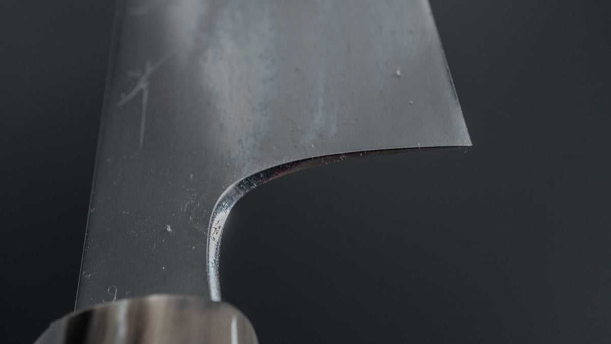 Hitohira Togashi Yohei Blue #1 Mizu Honyaki Gyuto 240mm Taihei Ebony Handle (#056/ Discounted/ Saya) - HITOHIRA