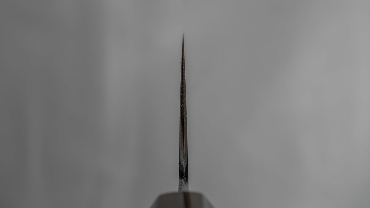 Hitohira Togashi Yohei Blue #1 Mizu Honyaki Gyuto 240mm Taihei Ebony Handle (#056/ Discounted/ Saya) - HITOHIRA