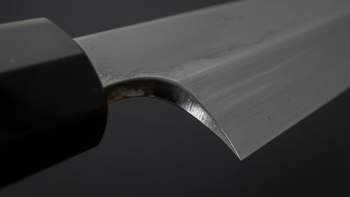 Hitohira Togashi White #1 Hakumon Mizu Honyaki Kiritsuke Yanagiba 300mm Taihei Ebony Handle (Saya) - HITOHIRA