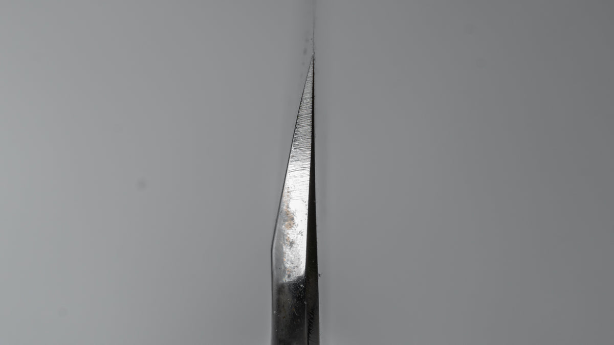 Hitohira Togashi White #1 Hakumon Mizu Honyaki Kiritsuke Yanagiba 300mm Taihei Ebony Handle (Saya) - HITOHIRA