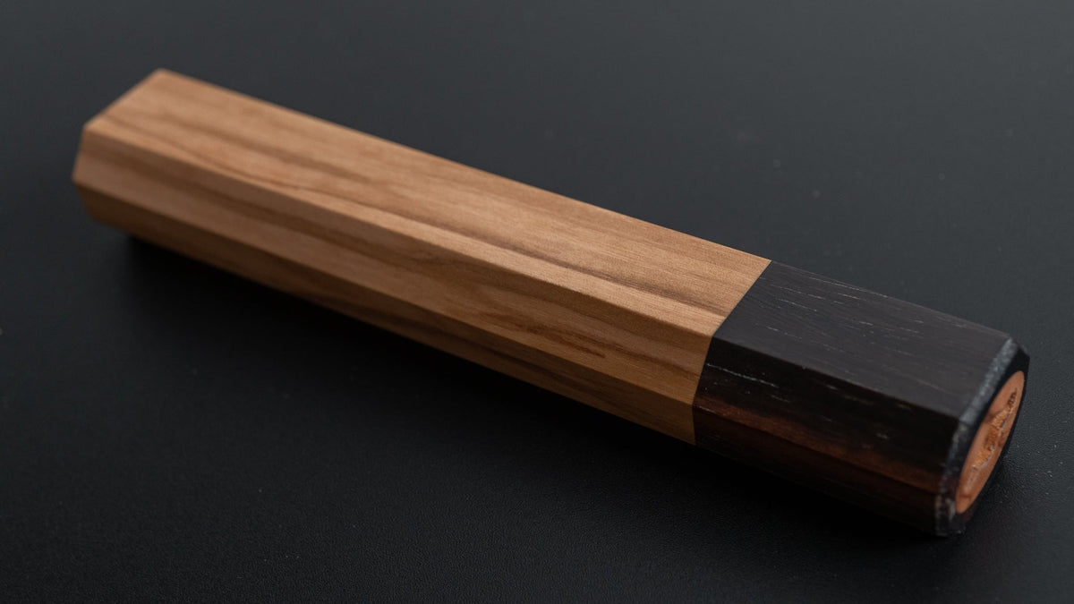 Hitohira WB Two-Tone Handle Olive x Makassar Ebony 130mm - HITOHIRA