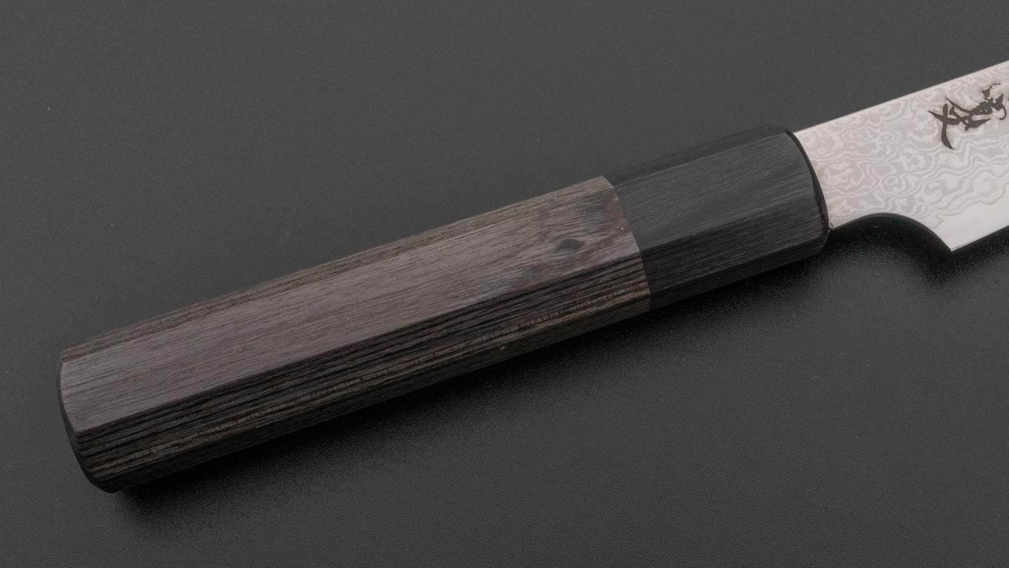 Hitohira Kanjo VG10 Damascus Paring 105mm Pakka Handle | HITOHIRA