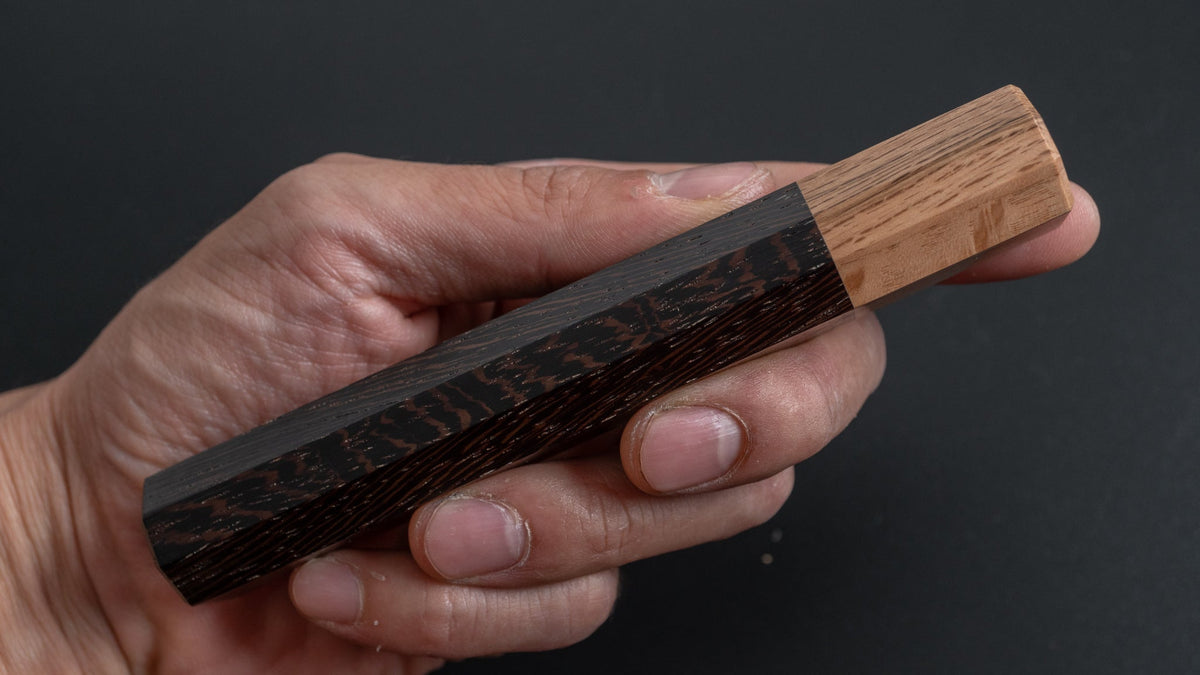 Hitohira WB Two-Tone Handle Wenge x Oak 130mm - HITOHIRA