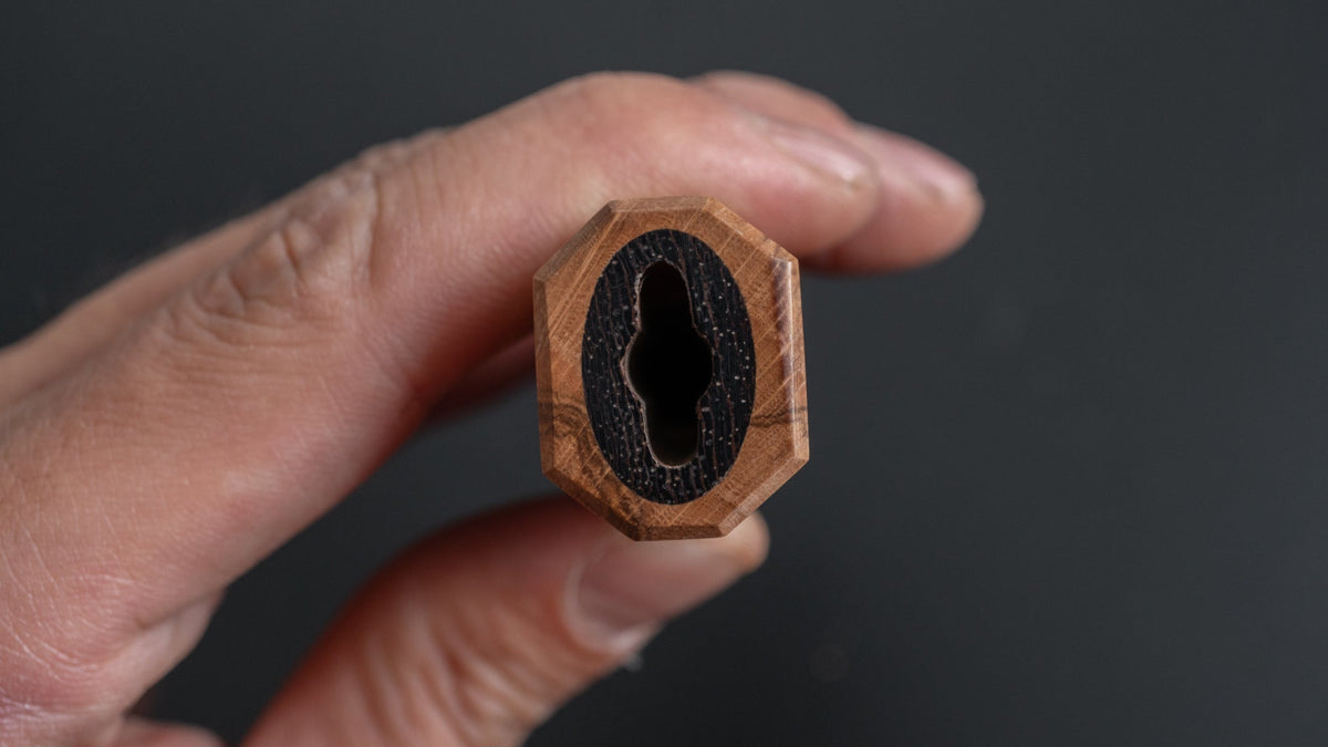 Hitohira WB Two-Tone Handle Wenge x Oak 130mm - HITOHIRA
