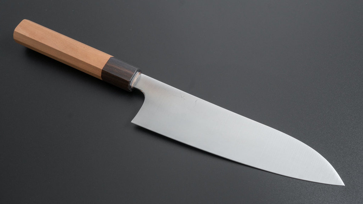 Hitohira SKR Stainless Santoku Cherry Wood Handle - HITOHIRA