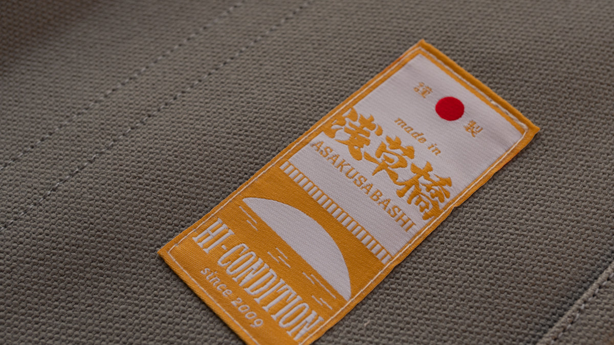 HI-CONDITION Hanpu Canvas 9 Pockets Knife Roll Gray - HITOHIRA