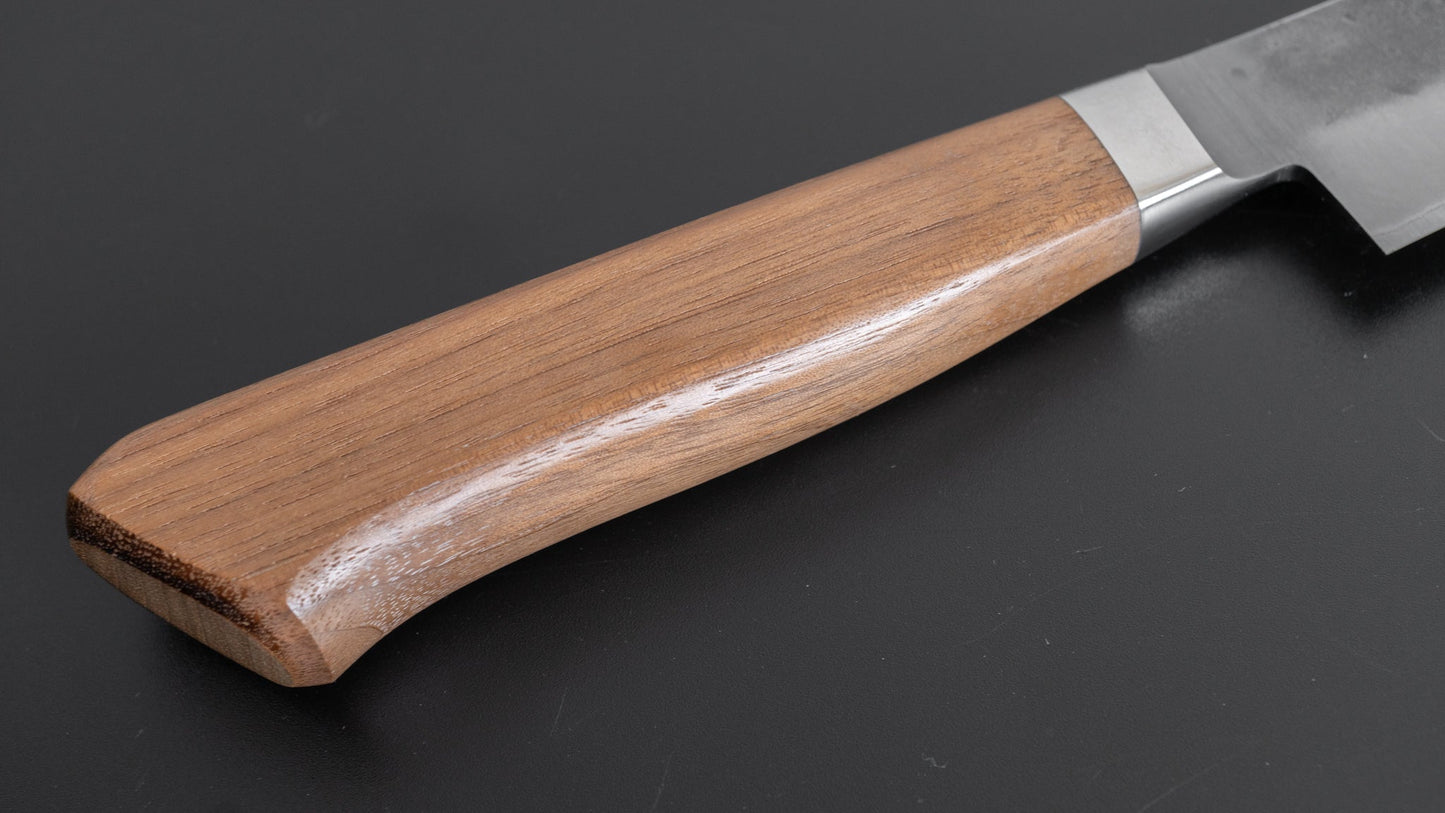 Hitohira TD Blue #2 Stainless Clad Nashiji Yo Sujihiki 240mm Walnut Handle - HITOHIRA