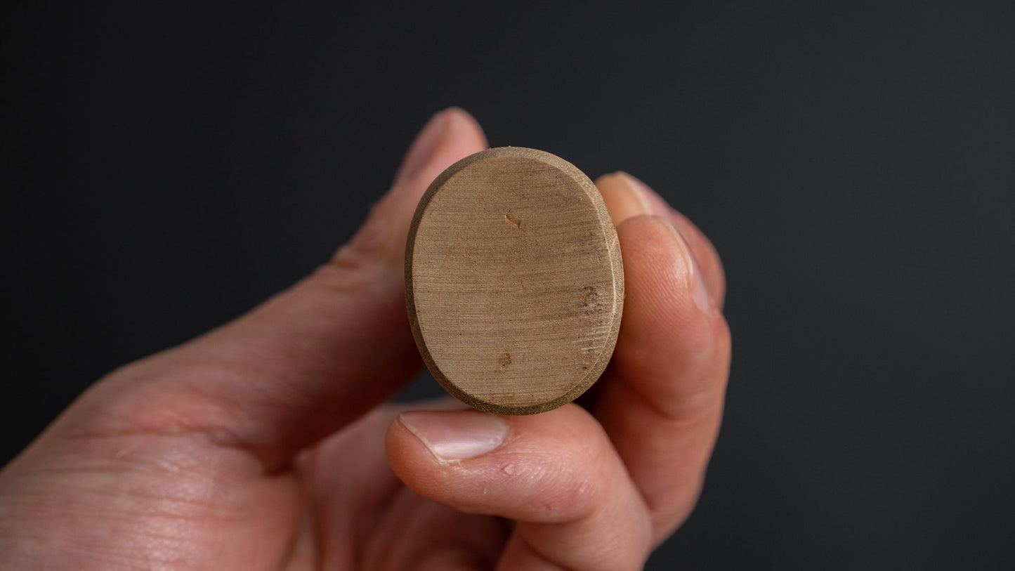 Taihei Custom Ho wood Kanaguchi Oval (Santoku) - HITOHIRA