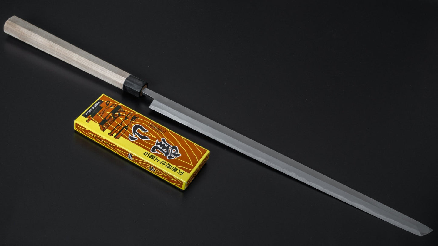 Hitohira Togashi White #2 Maguro Kiri 540mm Ho Wood Handle (Saya) - HITOHIRA