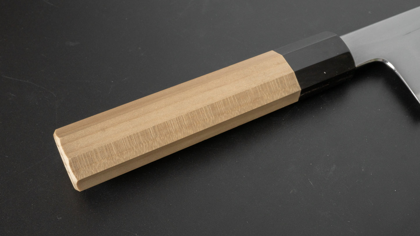 Tetsujin Blue #2 Kasumi Nakiri 180mm Ho Wood Handle - HITOHIRA