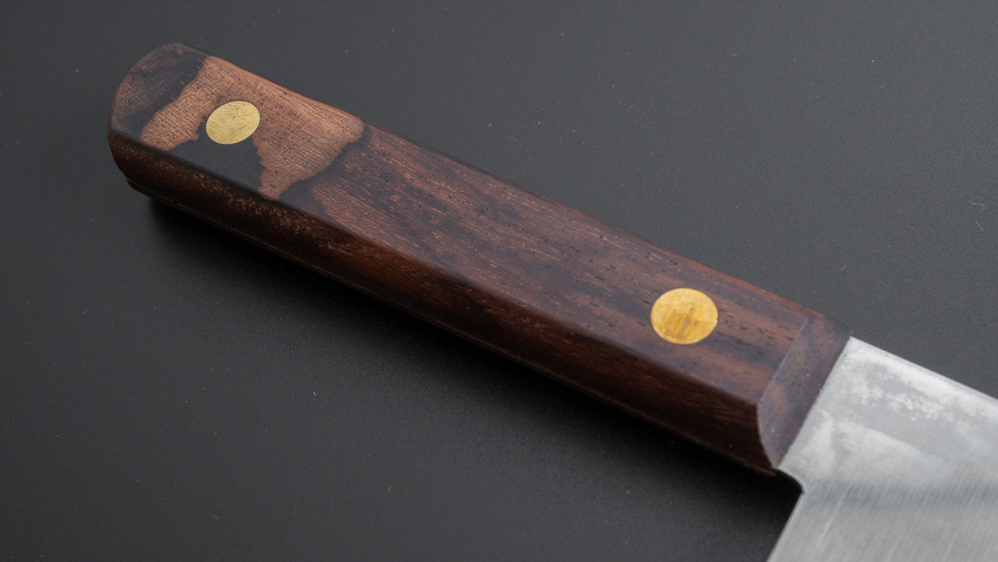 Morihei Hisamoto Vintage SK Left-Handed Gyuto 180mm Rosewood Handle (No Bolster) - HITOHIRA