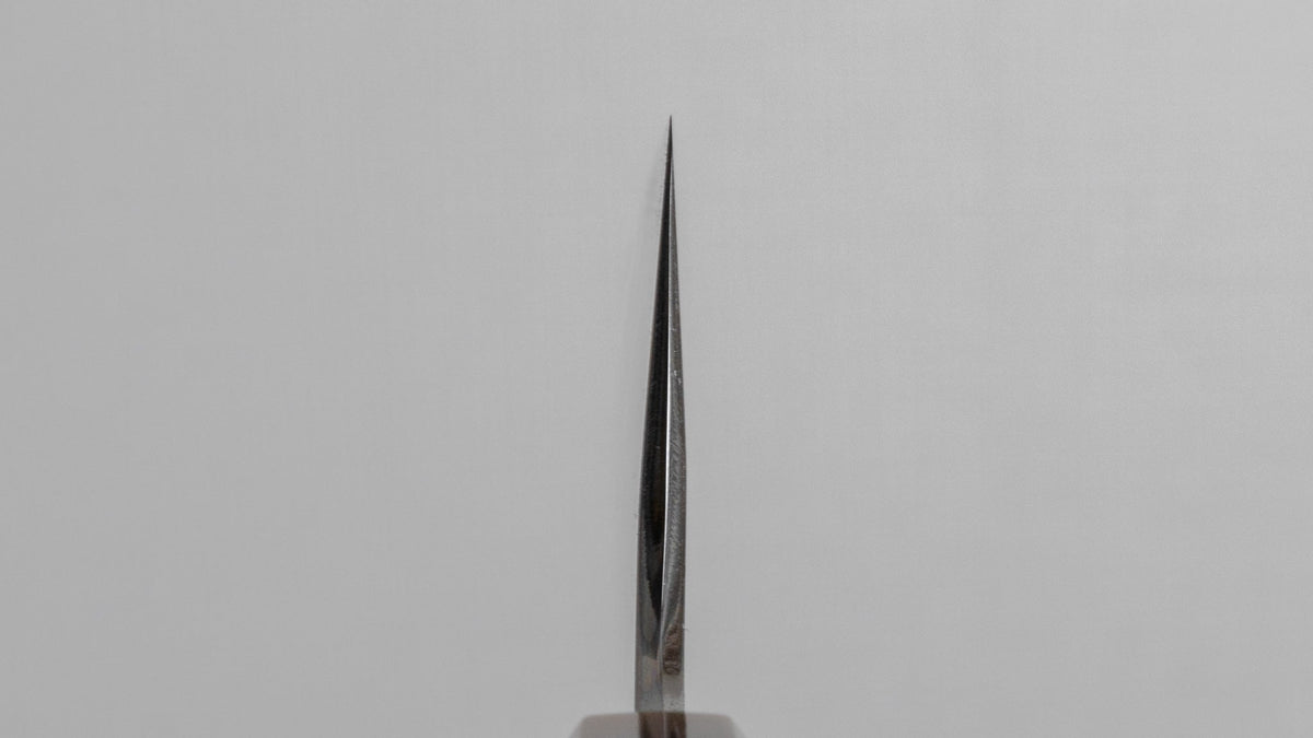 Hitohira Togashi Kyuzo White #1 Fuji Hakumon Mizu Honyaki Gyuto 240mm Taihei Makassar Ebony Handle (#035/ Saya) - HITOHIRA