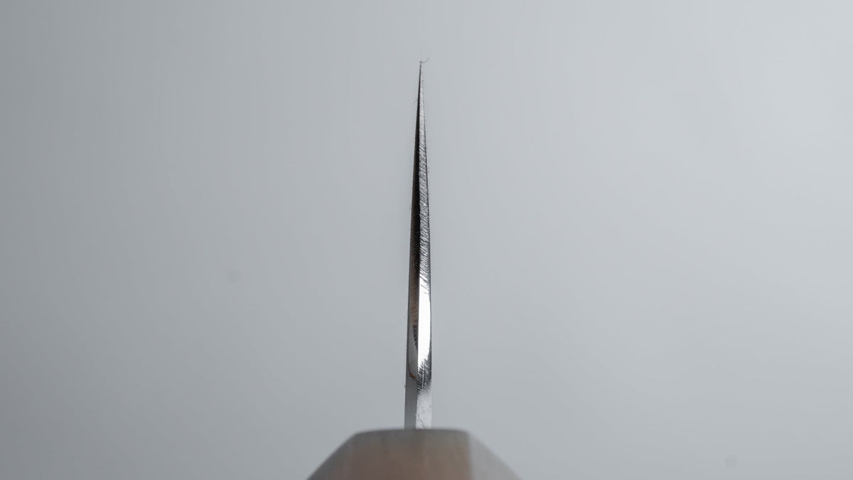Hitohira Togashi White #1 Stainless Clad Kasumi Utility 165mm Ebony Handle - HITOHIRA