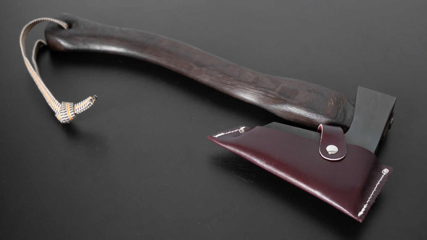 Mizuno Warikomi Jikata Ax 570g Burnt Oak Handle (Curved) - HITOHIRA