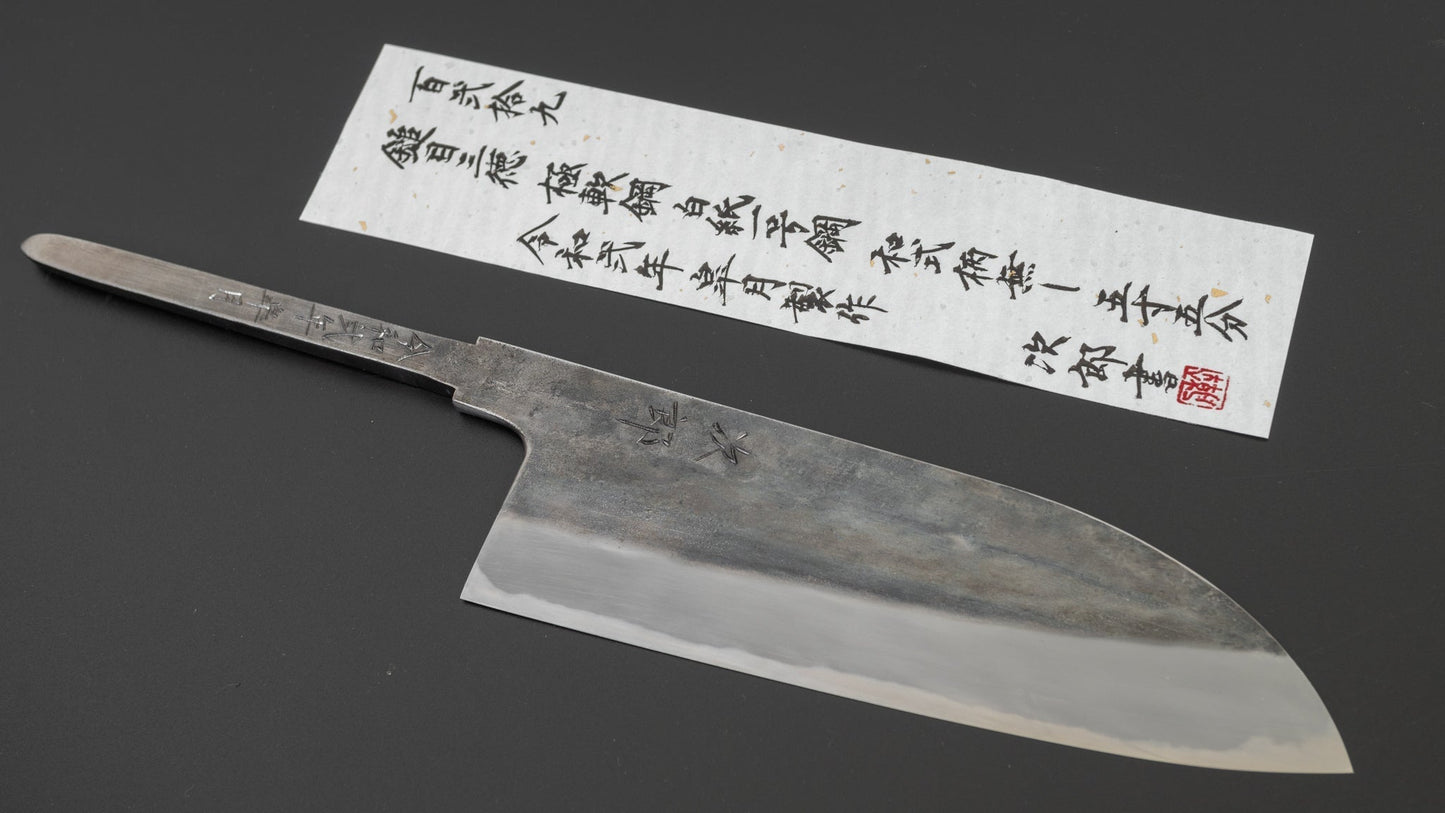 Jiro Tsuchime Wa Santoku 165mm (#129/ No Handle) | HITOHIRA