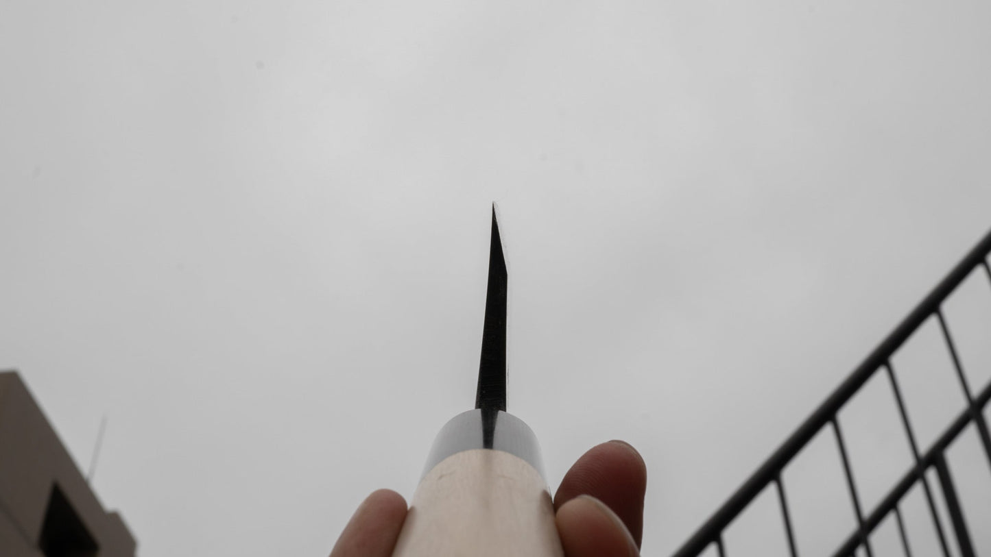 Morihei Yoshitomo Left-Handed Deba 165mm Ho Wood Handle | HITOHIRA