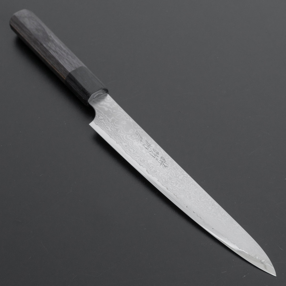 Hitohira Imojiya TH Damascus Petty 180mm Pakka Handle (Gray) - HITOHIRA