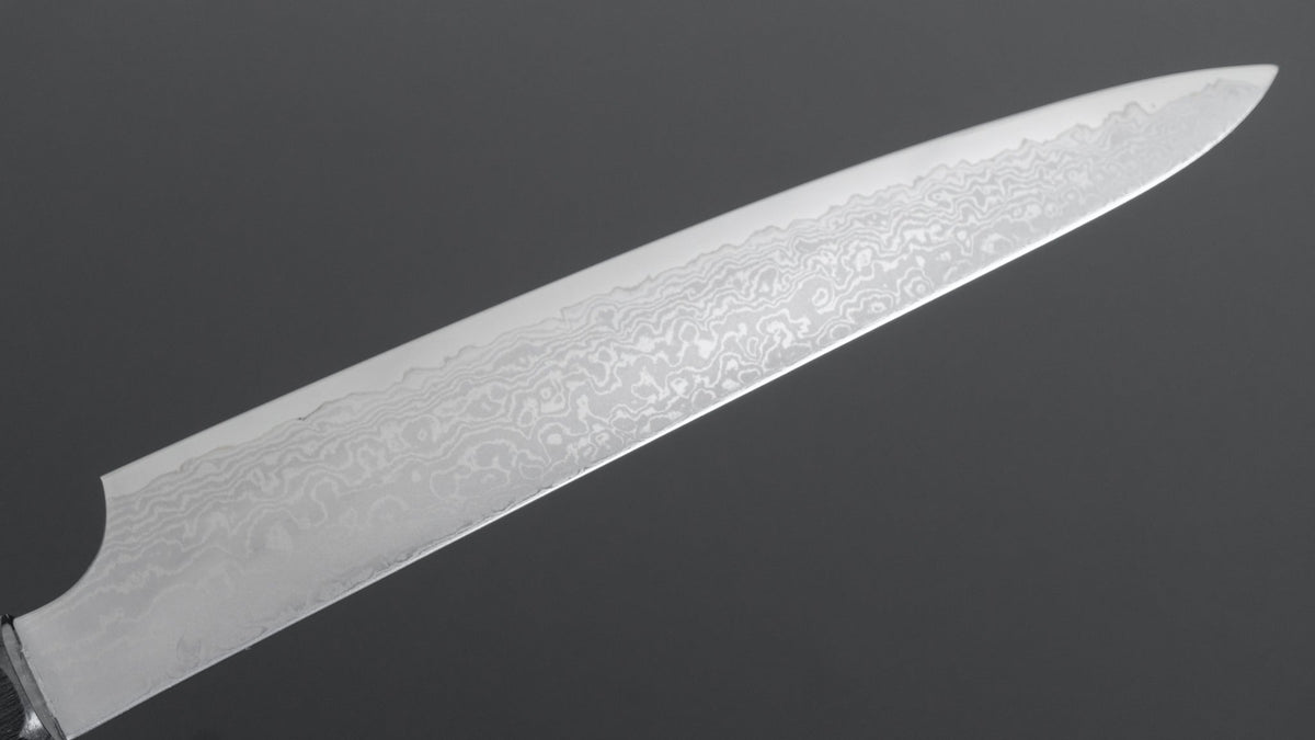 Hitohira Imojiya TH Damascus Petty 180mm Pakka Handle (Gray) - HITOHIRA