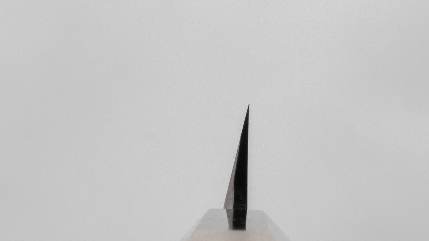 Hitohira Kikuchiyo Manzo Blue #2 Yanagiba 210mm Ho Wood Handle (Saya) | HITOHIRA