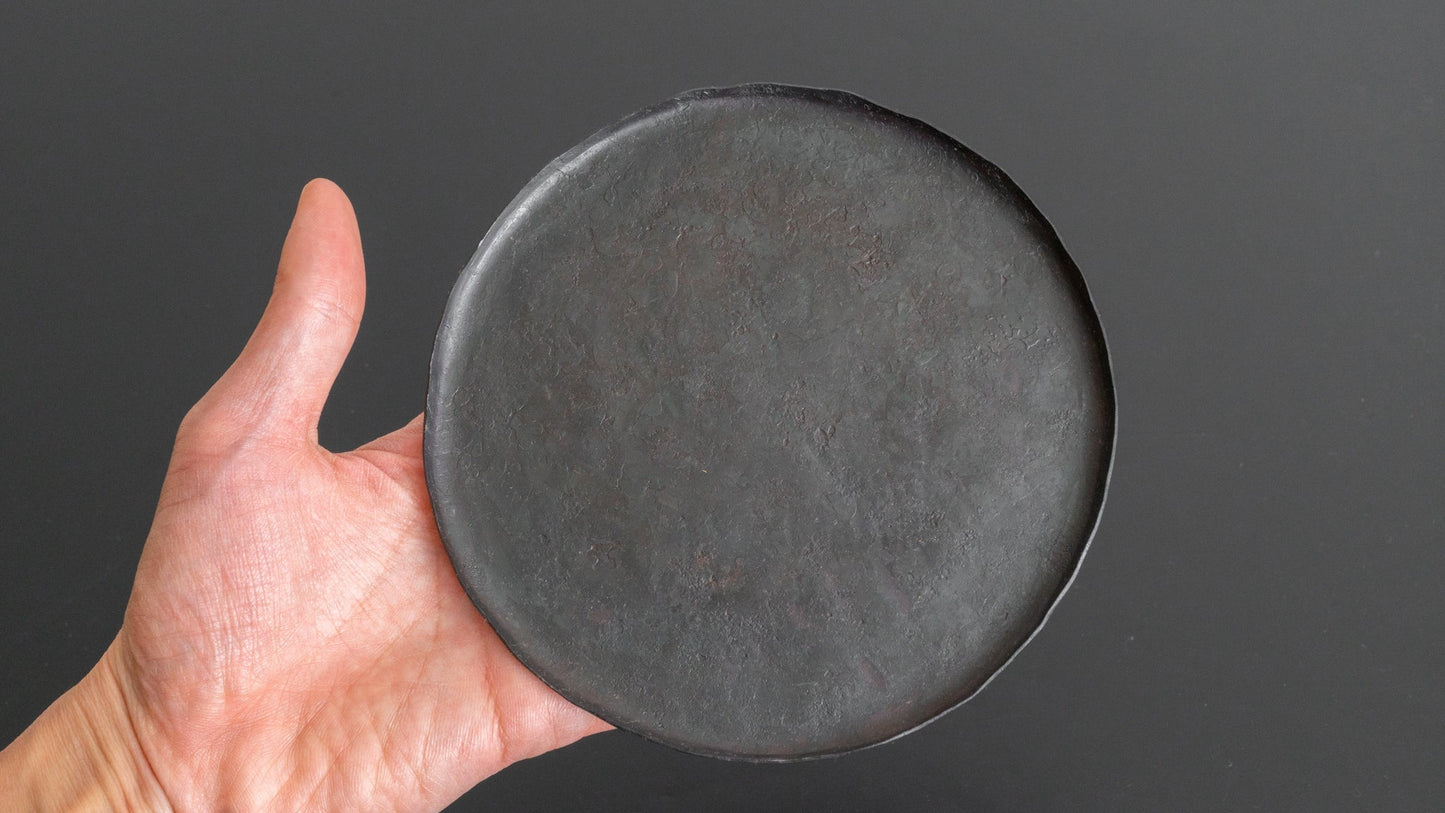 Kanatoko Hand Forged Iron Plate 145mm (Thinner) - HITOHIRA