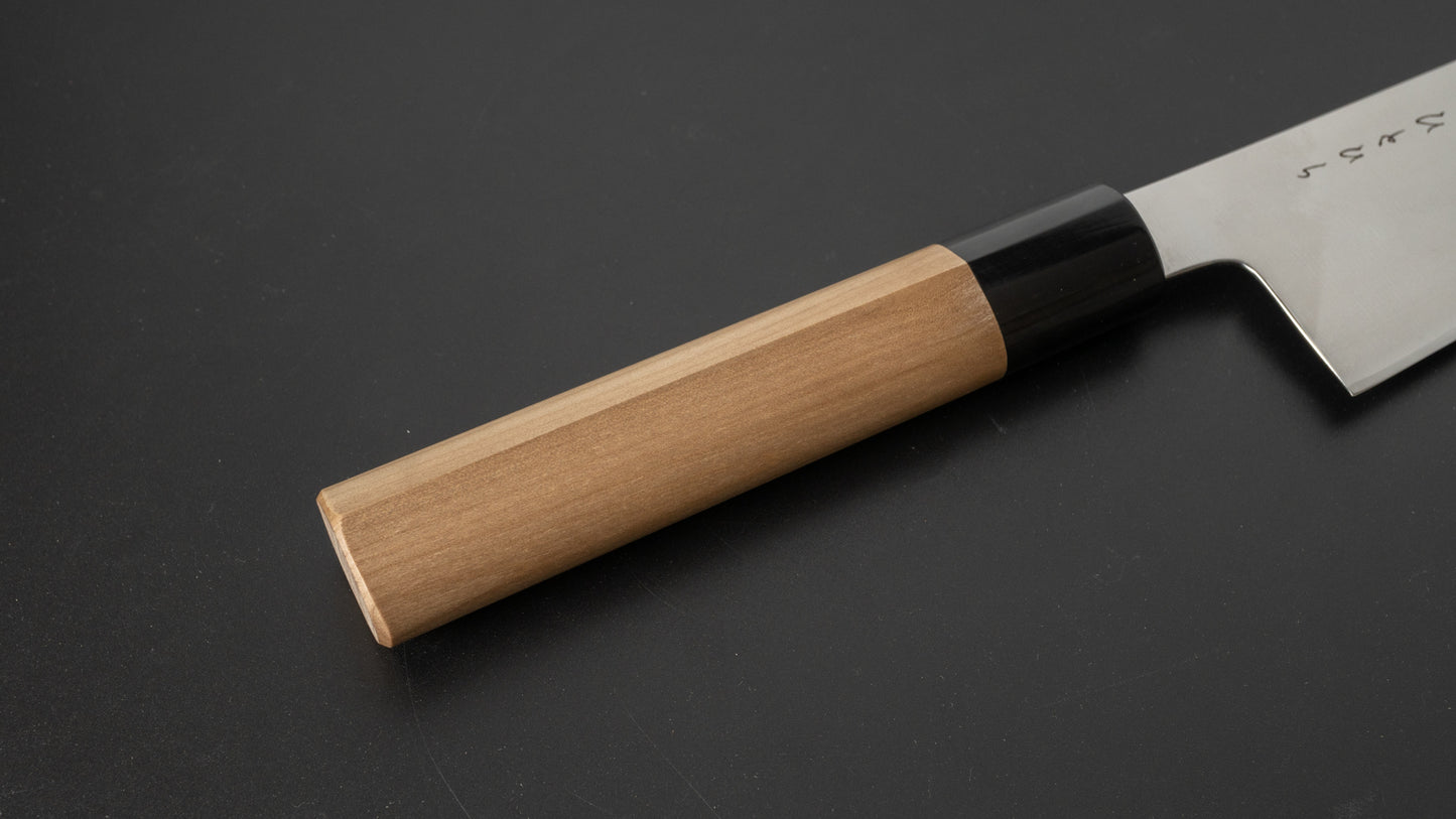 Hitohira KH Stainless Santoku 180mm Ho Wood Handle (D-Shape) - HITOHIRA