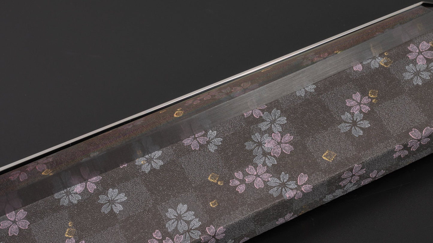 Hitohira Togashi Kambei White #1 Mizu Honyaki Kiritsuke Yanagiba 270mm Taihei Ebony Handle (Limited/ Saya/ #005) | HITOHIRA