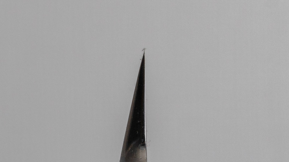 Hitohira Kikuchiyo Manzo Blue #2 Yanagiba 270mm Ebony Handle (Saya) - HITOHIRA