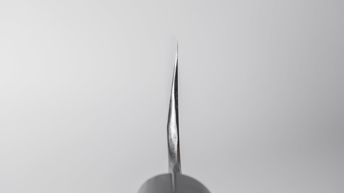 Morihei Hisamoto Mirror Polished Blue #2 Usuba 240mm Ho Wood Handle - HITOHIRA