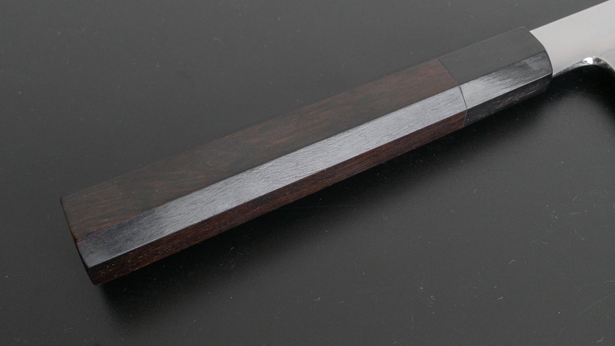 Takada no Hamono Mizu Honyaki White #2 Gyuto 270mm Ebony Handle - HITOHIRA