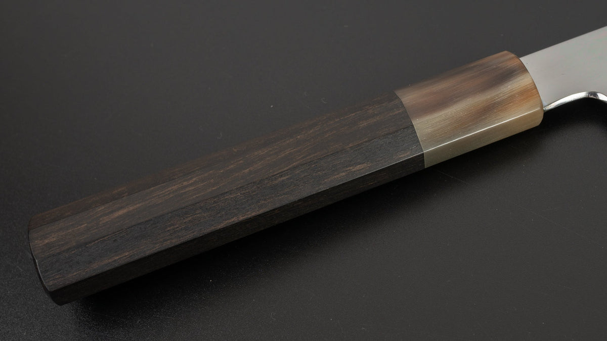 Hitohira Kikuchiyo Kyuzo Honyaki White #3 Gyuto 240mm Taihei Ebony Handle (Saya) | HITOHIRA