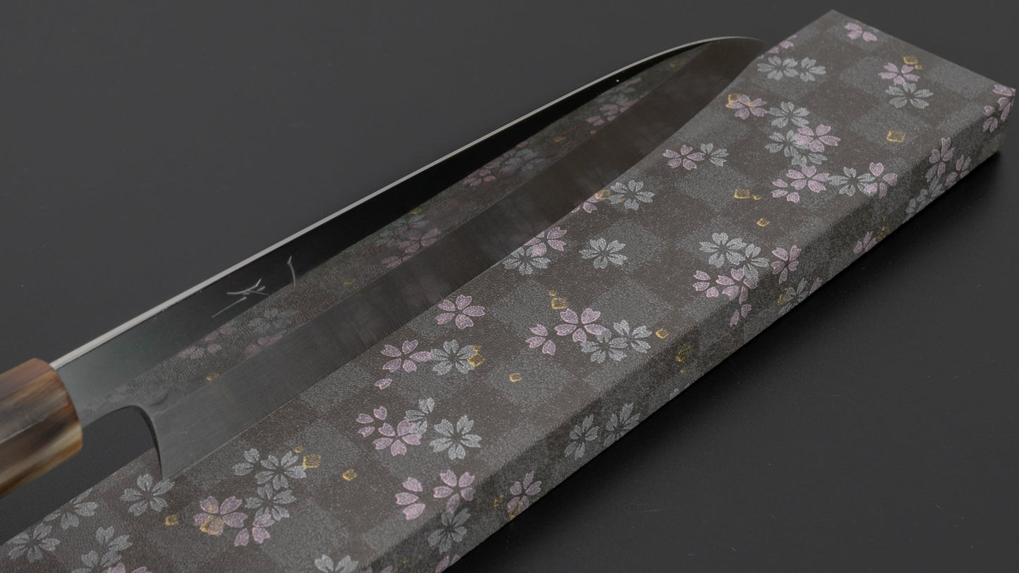 Hitohira Kikuchiyo Kyuzo Honyaki White #3 Gyuto 240mm Taihei Ebony Handle (Saya) | HITOHIRA