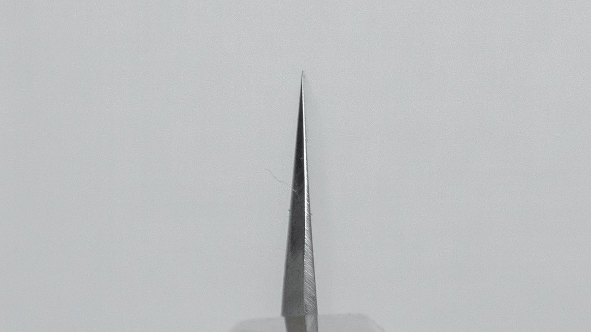 Hitohira Kikuchiyo Manzo White #3 Honyaki Yanagiba 300mm Ebony Handle (Mirror Polished/ Saya) - HITOHIRA