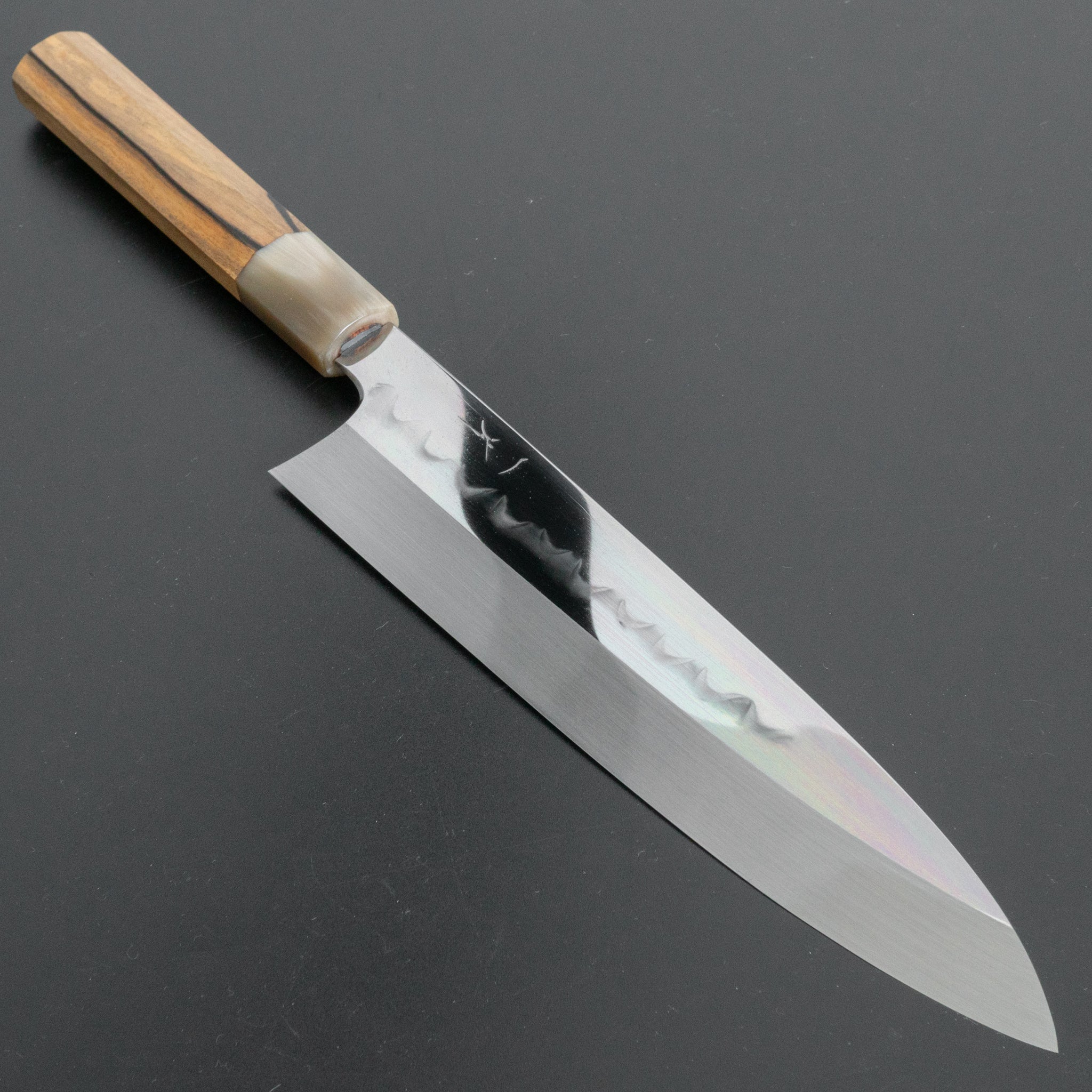 Hitohira Togashi Kyuzo White #1 Mizu Honyaki Gyuto 240mm Kurokaki