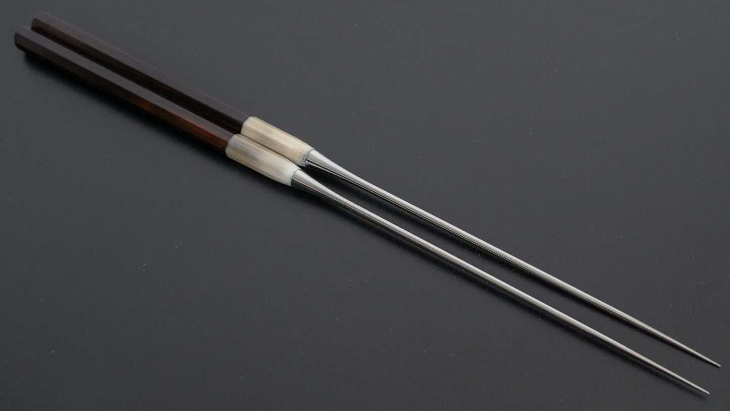 Taihei Custom Ebony Moribashi Chopstick 165mm Octagonal - HITOHIRA