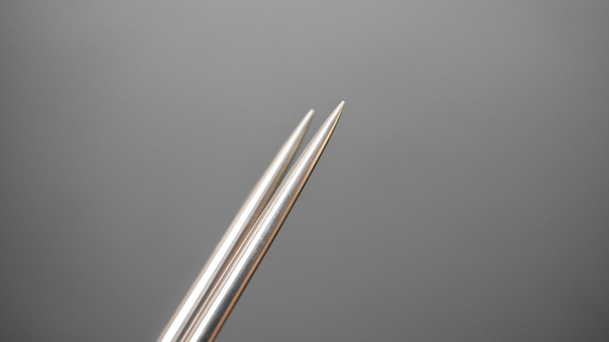 Hitohira Purple Wood Moribashi Chopstick 180mm Rounded - HITOHIRA