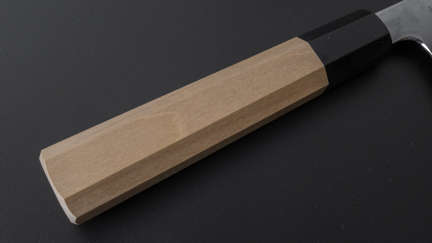 Takada no Hamono Blue #1 Suiboku Gyuto 210mm Ho Wood Handle - HITOHIRA