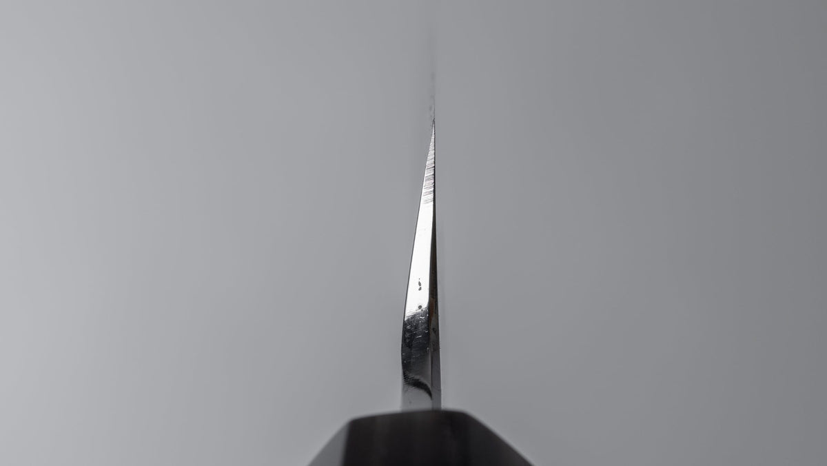Hitohira Togashi White #1 Damascus Yanagiba 300mm Ebony Handle (Saya) - HITOHIRA