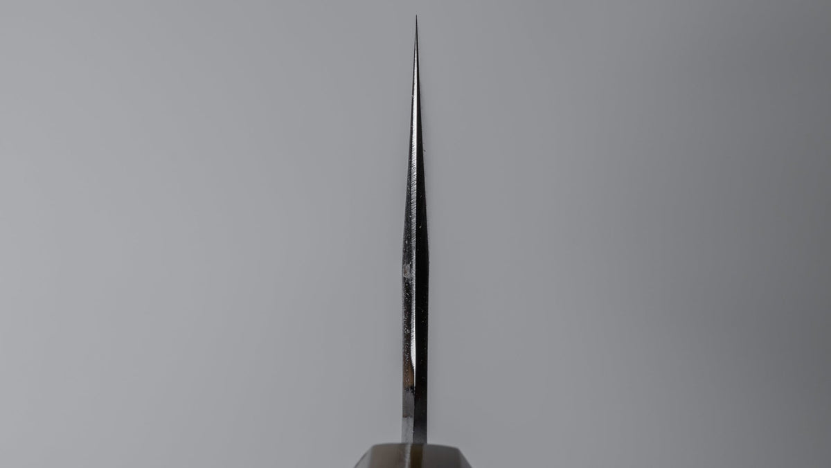 Hitohira Tanaka Kyuzo Blue #1 Migaki Gyuto 240mm Ziricote Handle (Extra Height) - HITOHIRA