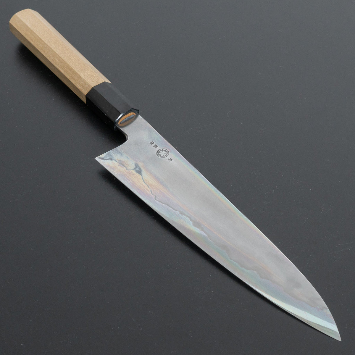Takada no Hamono Blue #2 Suiboku Gyuto 210mm Ho Wood Handle - HITOHIRA