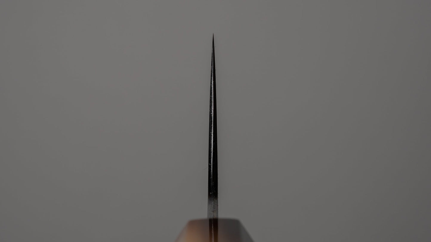 Hitohira Togashi Yohei White #1 Mizu Honyaki Gyuto 240mm Taihei Makassar Ebony Handle (#016/ Saya) | HITOHIRA
