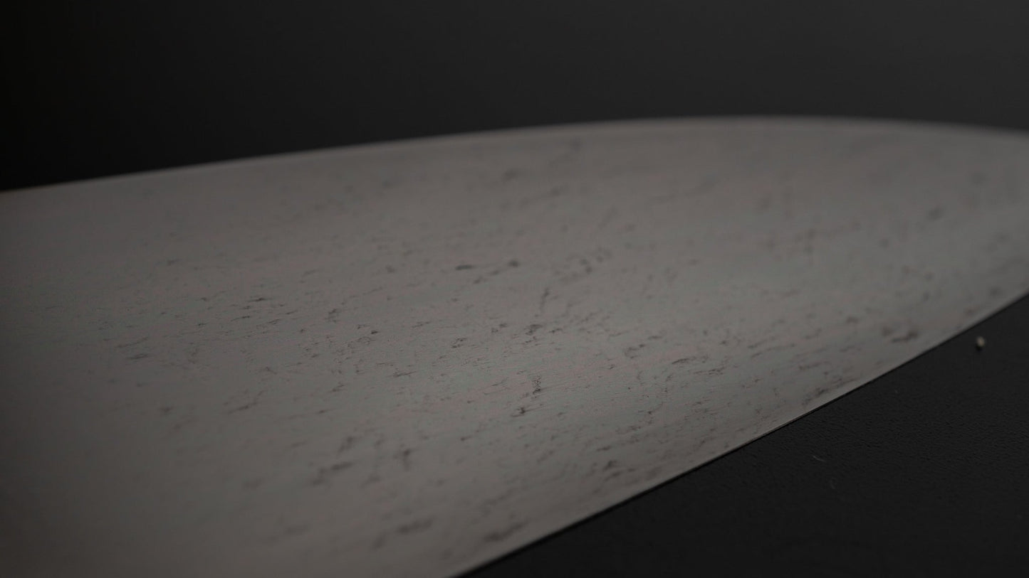 Hitohira Togashi Yohei Blue #1 Mizu Honyaki Gyuto 240mm Kurokaki Persimmon Handle (#019/ Saya) | HITOHIRA