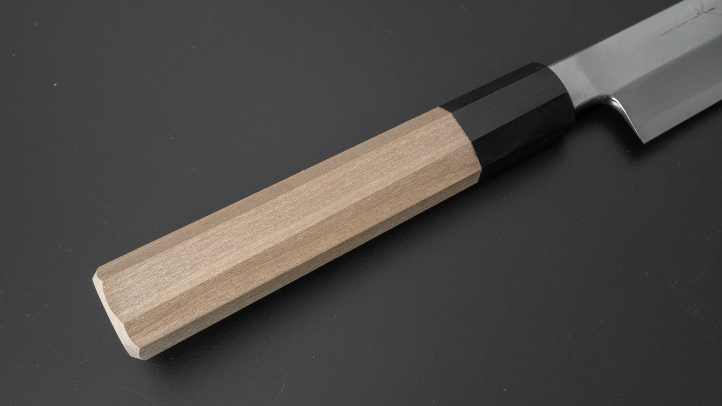 Hitohira Kikuchiyo Manzo Blue #2 Yanagi Sakimaru 300mm Ho Wood Handle (Saya) - HITOHIRA