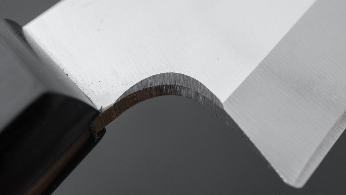 Hitohira Hiragana Deba 120mm Pakka Handle (No Bolster) - HITOHIRA