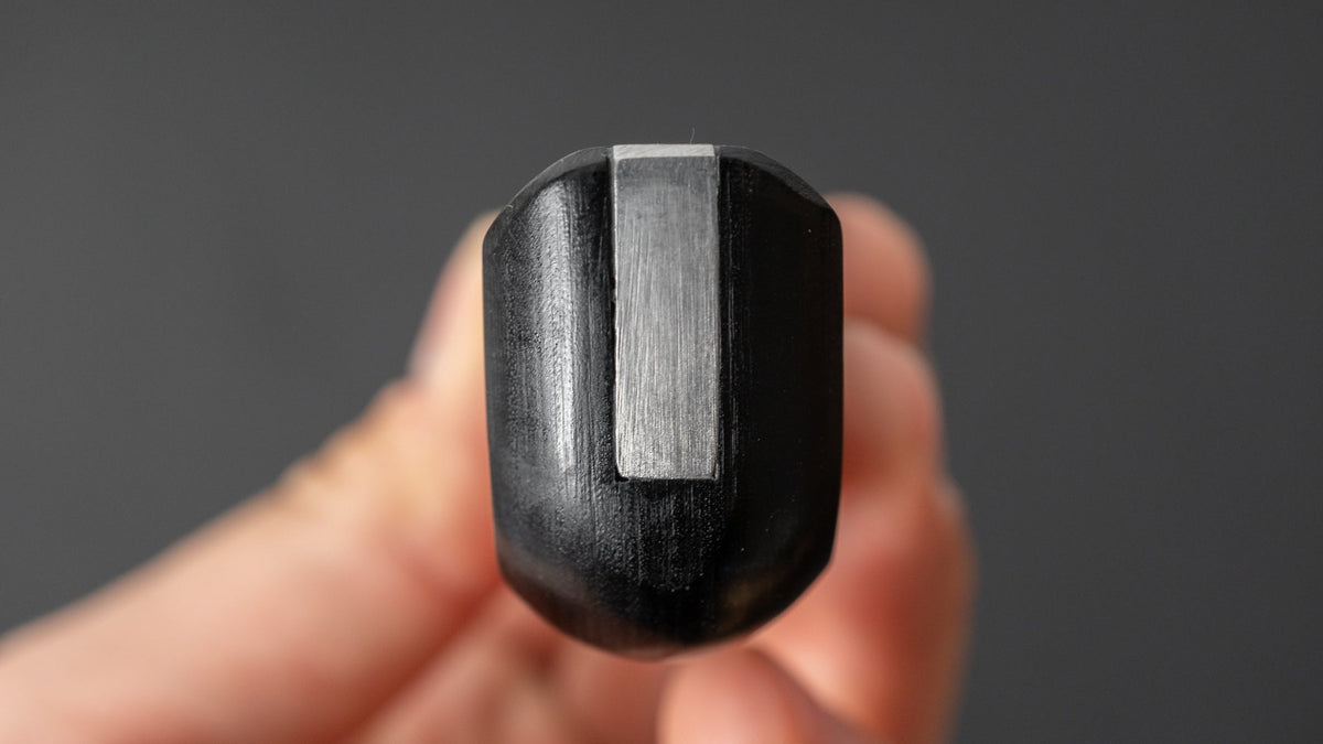 Hitohira Hiragana Deba 150mm Pakka Handle (No Bolster) - HITOHIRA