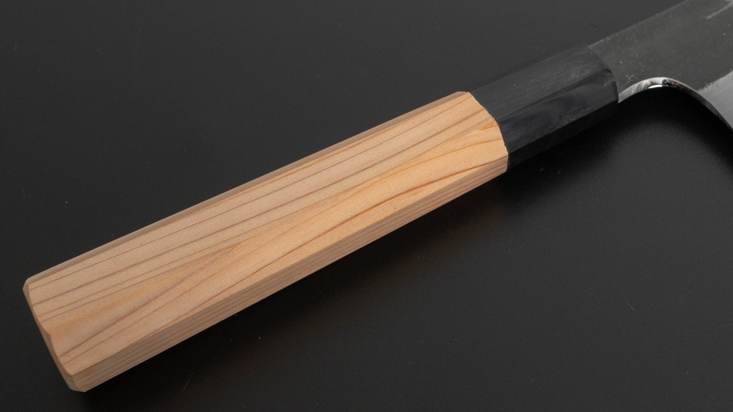 Hitohira Togashi White #2 Kurouchi Gyuto 210mm Hinoki Cypress Handle - HITOHIRA